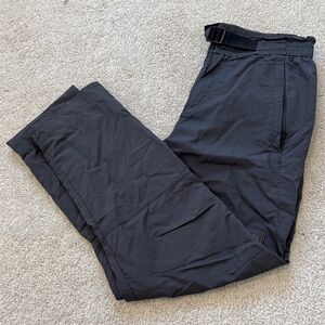 Gymshark Retake Woven Jogger Trackpants Adjustable 27.5" Charcoal Grey SzS